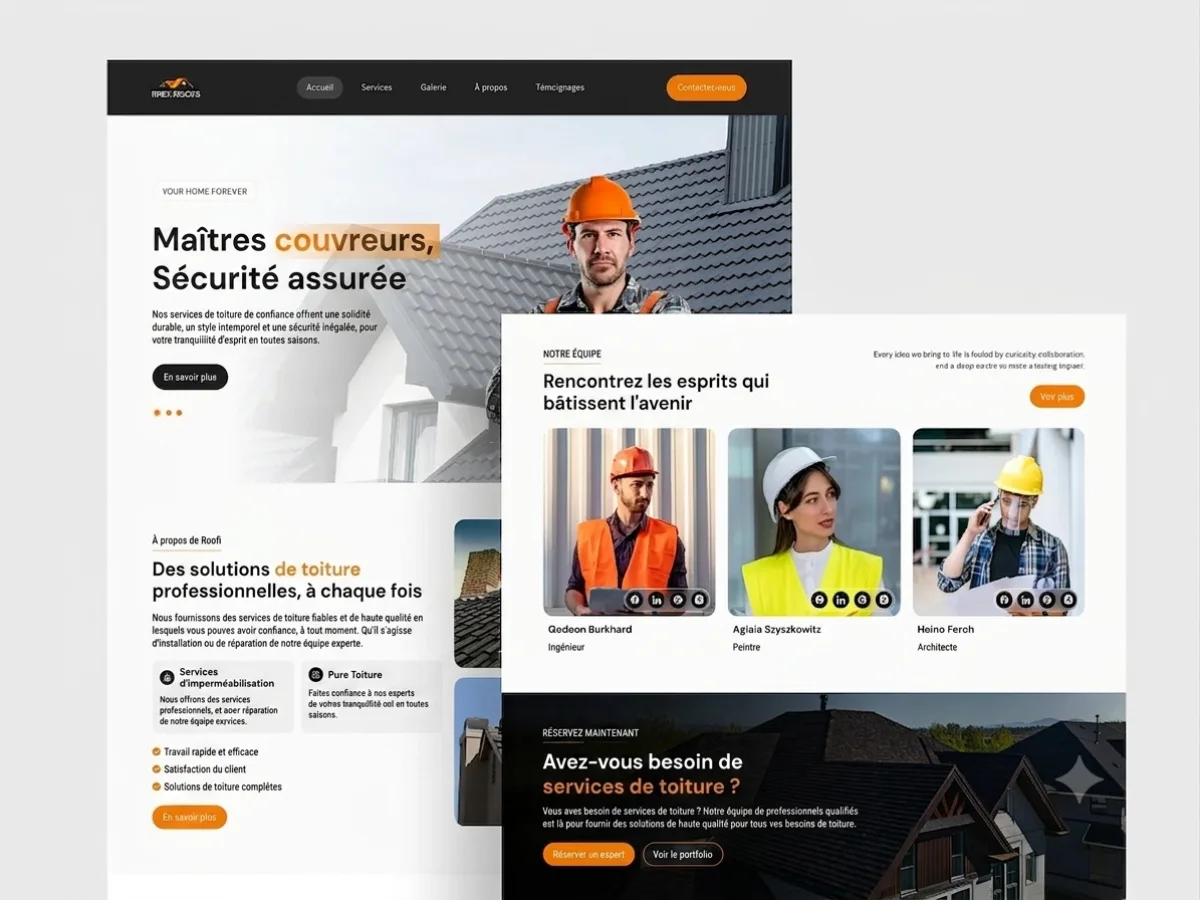 Site internet d'entreprise BTP réalisé par ASKOMM